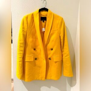 Banana Republic Vibrant Yellow Blazer